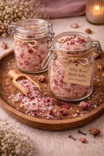Silky Rose Bath Salts