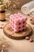 Geometric Candle – Minimal Pink