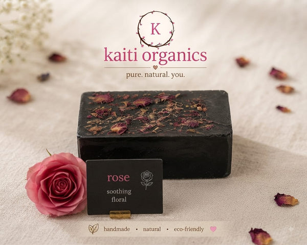 Charcoal Rose Glow Soap
