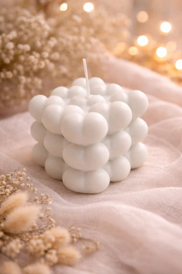 Heart Bubble Candle