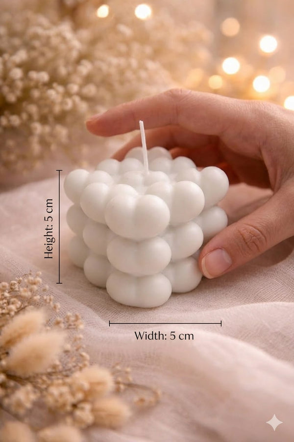 Heart Bubble Candle