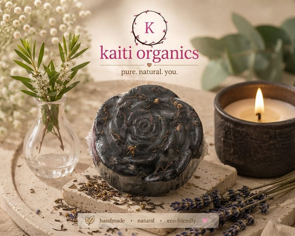 Charcoal Lavendar and Oats Soothing Soap